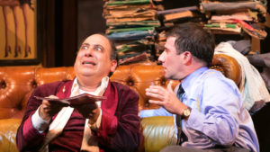 Michael Kostroff and David Josepfsberg in Paper Mill's "The Producers"