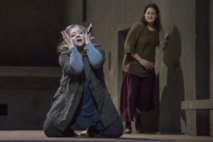 Christine Goerke and Elza van den Heever in Richard Strauss's "Elektra" at The Metropolitan Opera.