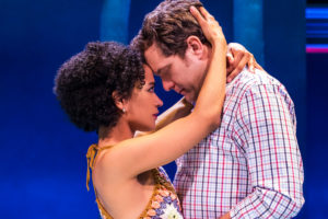 Lauren Ridloff and Joshua Jackson in Mark Medoff's "Children of a Lesser God" at Studio 54.