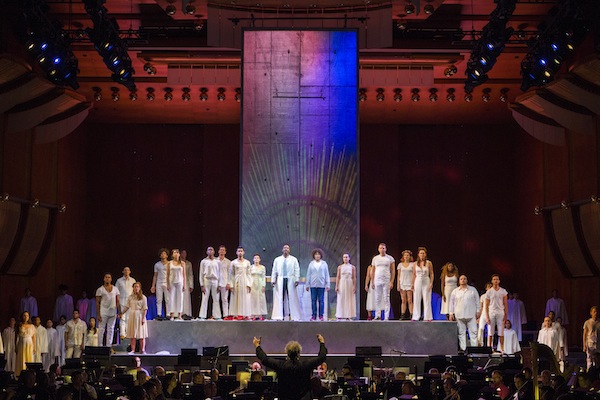 Leonard Bernstein's "MASS" at David Geffen Hall, an offering at the 2018 Mostly Mozart Festival.