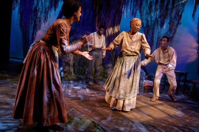 The company of Donja R. Love's "Sugar in Our Wounds" at New York City Center, courtesy of Manhattan Theatre Club.