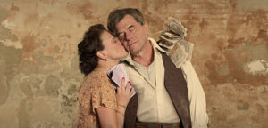 Brigit Wilson and Tom McCamus in "Napoli Millionaria!" at the Avon Theatre.