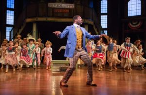 Daren A. Herbert leads the company of "The Music Man" at the Festival Theatre.