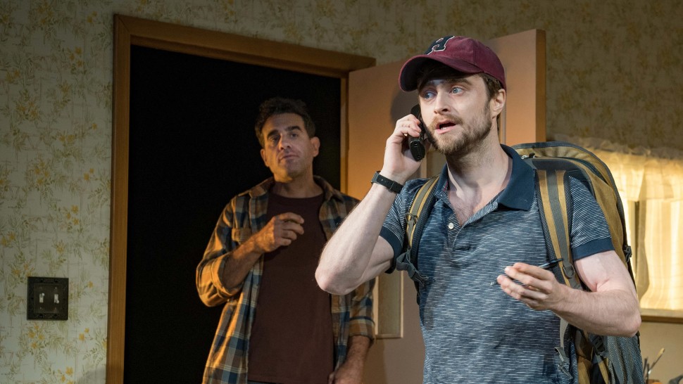 Bobby Cannavale and Daniel Radcliffe in Jeremy Kareken, David Murrell, and Gordon Farrell's "The Lifespan of a Fact" at Studio 54. Photo by Peter Cunningham.