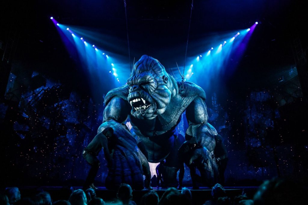 The musical version of 'King Kong" at the Broadway Theatre. Photo by Matthew Murphy.