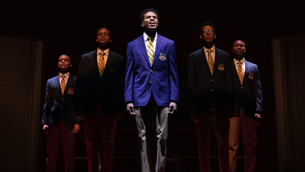 Jeremy Pope leads Manhattan Theatre Club's production of "Choir Boy" by Tarrell Alvin McCraney at the Samuel J. Friedman Theatre.