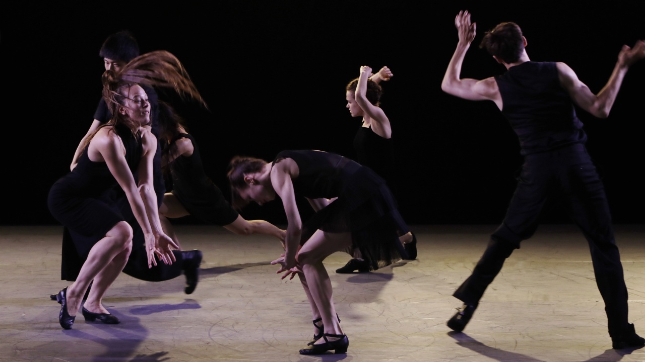 Batsheva Dance Company performs Ohad Naharin's "Venezuela" at the BAM Howard Gilman Opera House.