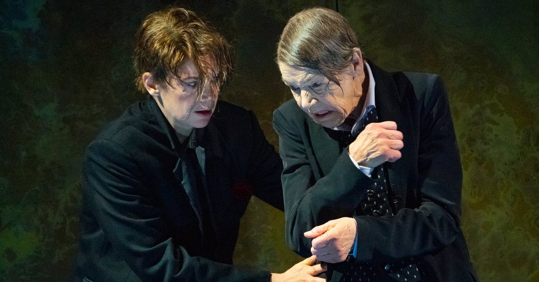 Ruth Wilson and Glenda Jackson in "King Lear" by William Shakespeare at the Cort Theatre.