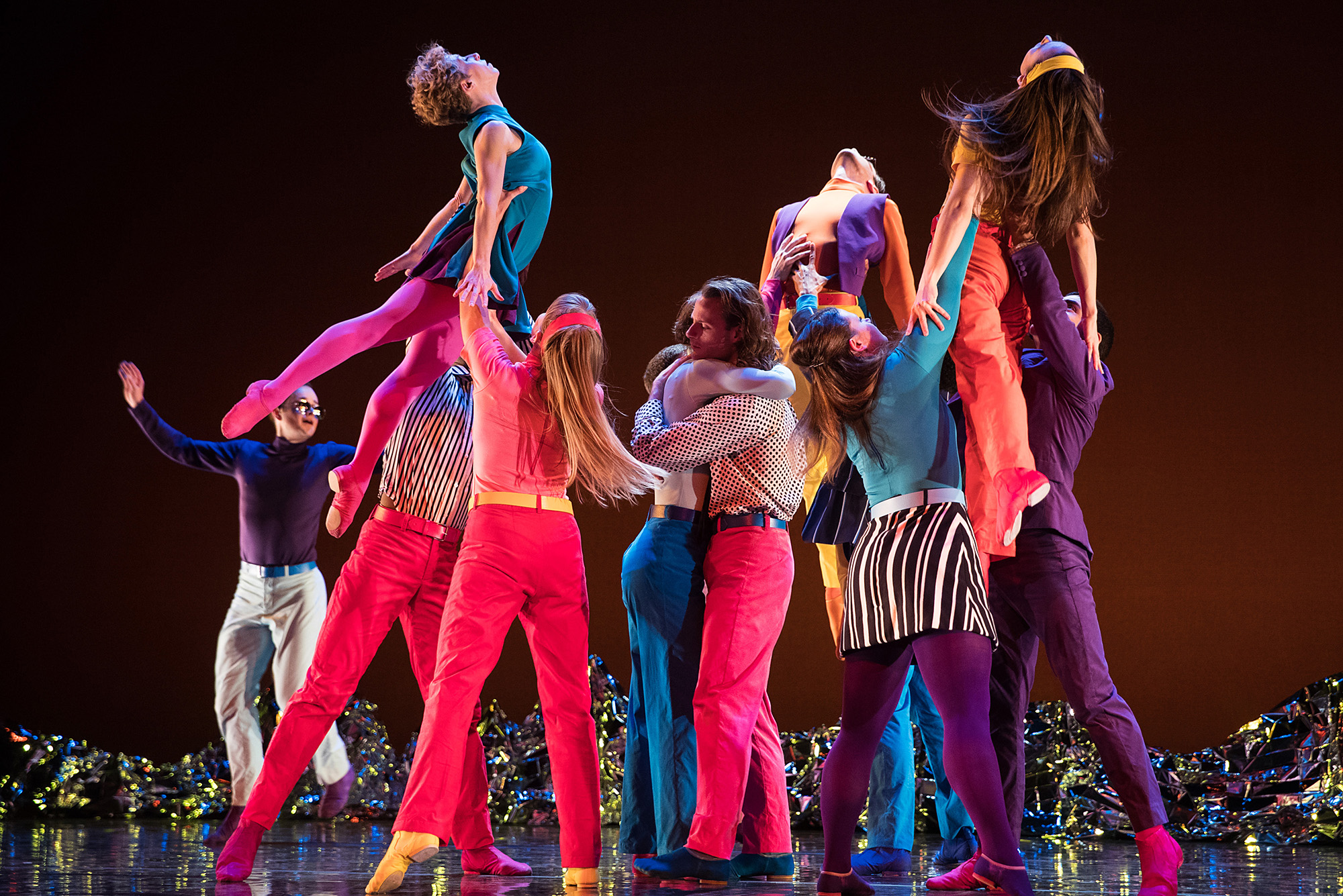 Mark Morris Dance Group performs "Pepperland" at the BAM Howard Gilman Opera House. Photo by Matt Hayward.