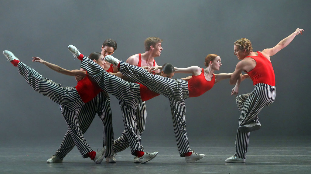 American Ballet Theatre dances Twyla Tharp's "In the Upper Room" at the Metropolitan Opera House.