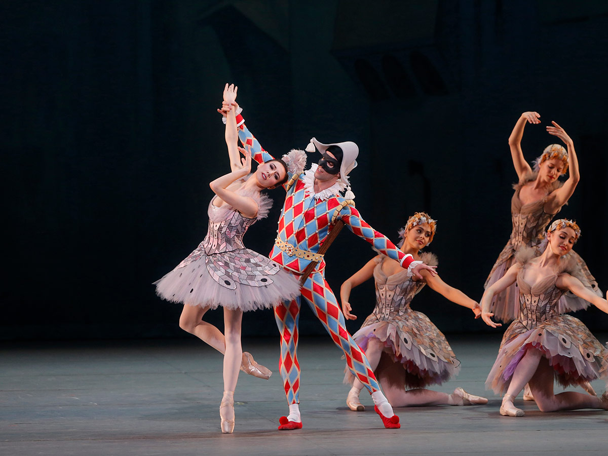 American Ballet Theatre dances "Harlequinade" at the Metropolitan Opera House.