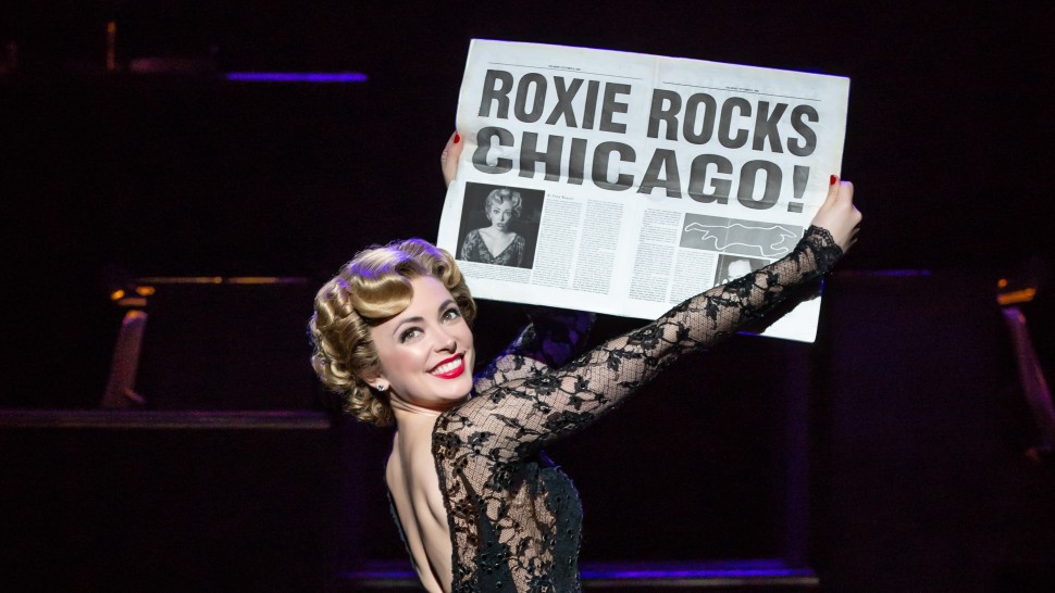 Desi Oakley in Kander and Ebb's "Chicago" at the Ambassador Theatre. Photo by Jeremy Daniel.