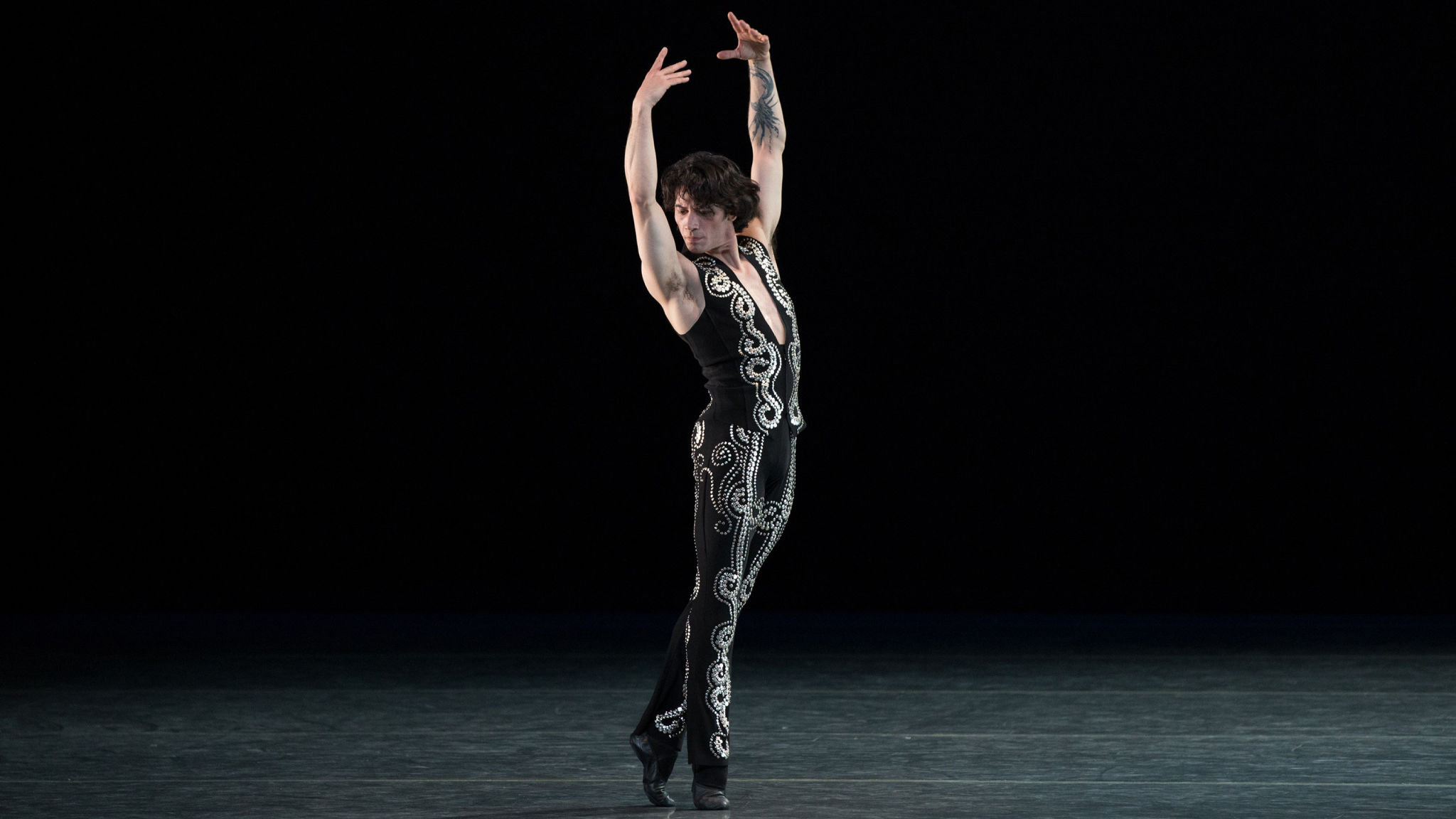 Herman Cornejo in Twyla Tharp’s "A Gathering of Ghosts". Photo by Rosalie O’Connor.