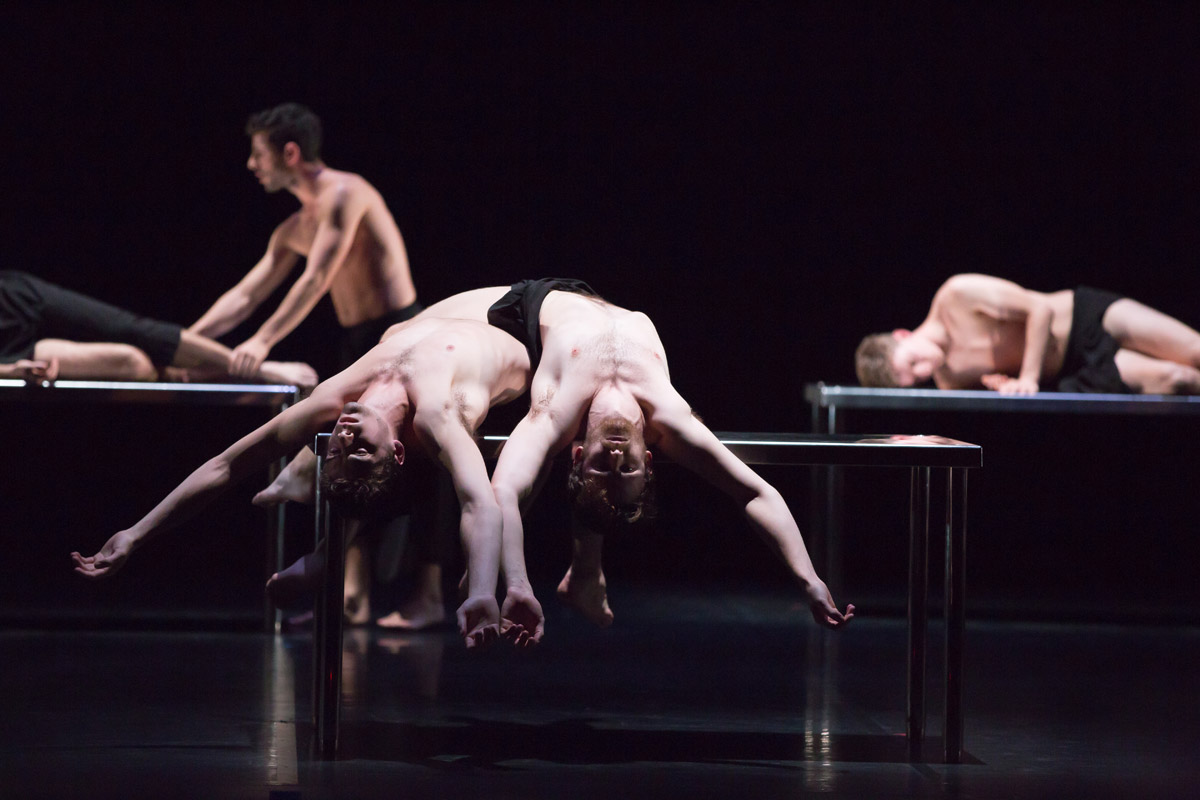 Scottish Ballet performs Angelin Preljocaj's "MC 14/22 (Ceci est mon corps)" at the Joyce Theatre. Photo by Andy Ross.