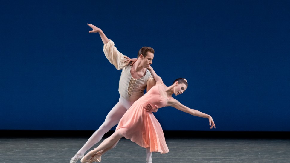 Andrew Veyette and Tiler Peck in New York City Ballet's rendition of "Allegro Brilliante" by George Balanchine.