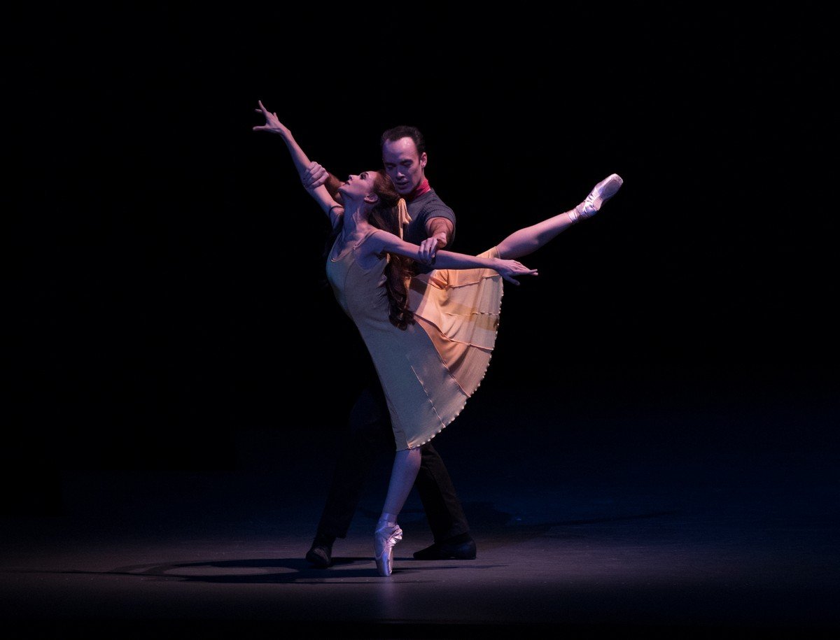 Lauren Lovette and Tyler Angle of New York City Ballet in Christopher Wheeldon’s "Carousel (A Dance)". Photo by Rosalie O’Connor.