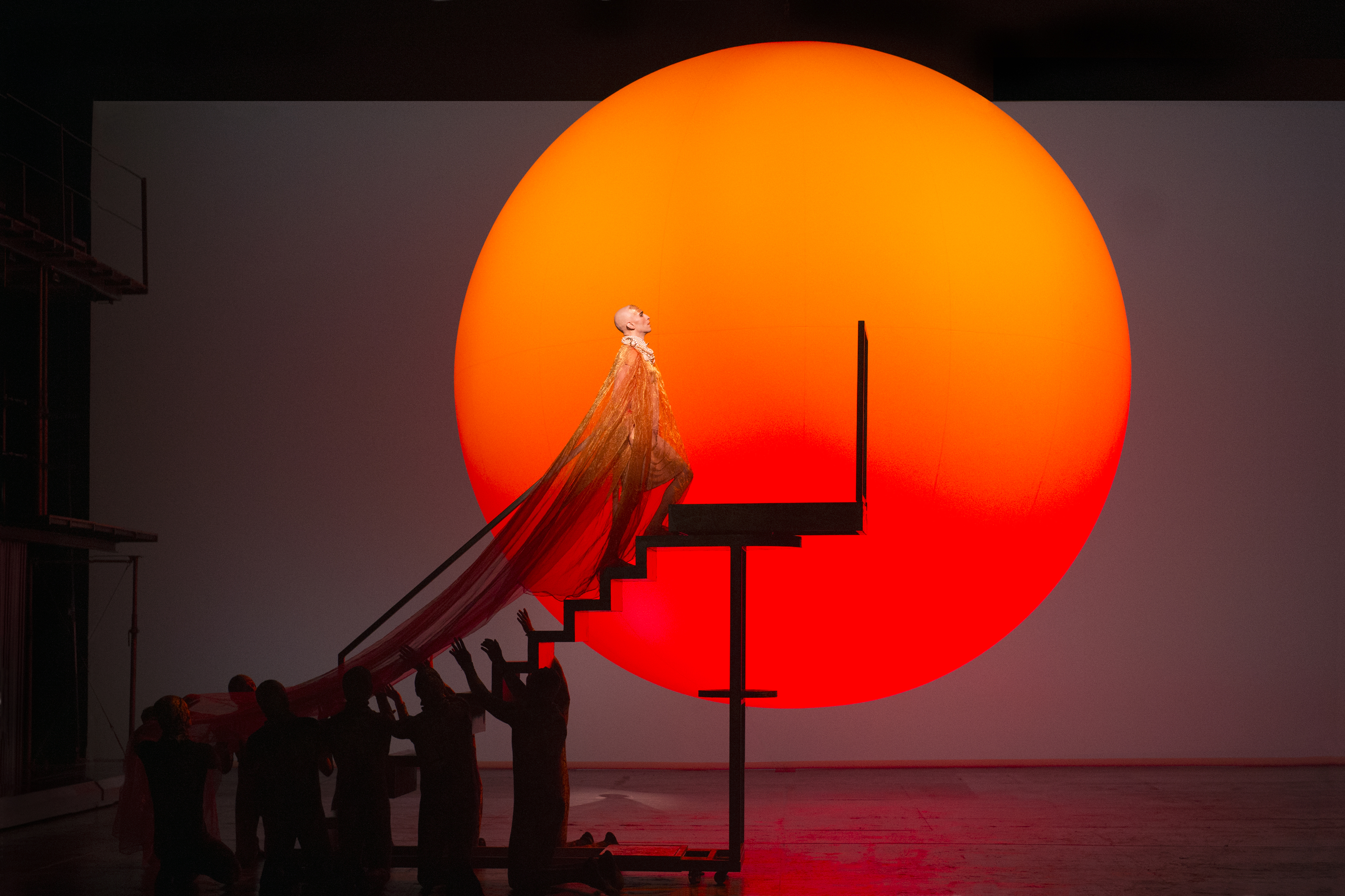 Anthony Roth Costanzo in the Metropolitan Opera's production of Philip Glass's "Akhnaten".