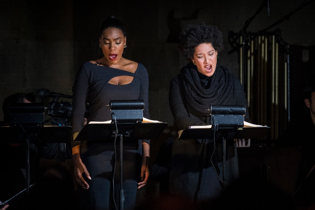 J'nai Bridges and Julia Bullock in John Adams and Peter Sellars' "El Niño" at the Met Cloisters.