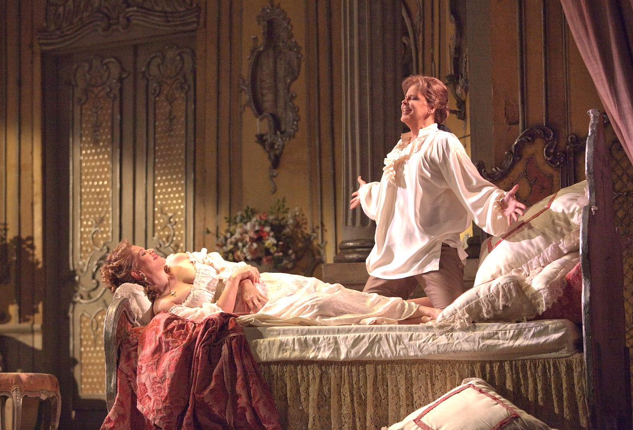 Renée Fleming and Susan Graham in a 2010 performance of Richard Strauss's "Der Rosenkavalier" at the Metropolitan Opera.