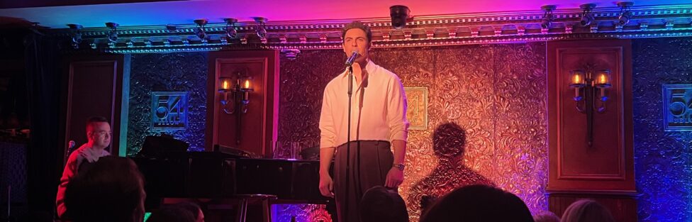 THE HANGOVER REPORT – The robustly-voiced matinee idol DEREK KLENA effortlessly appeases his fans at 54 Below